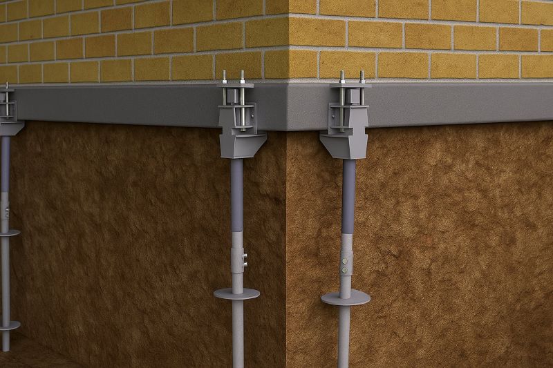 Helical Foundation Piers Service